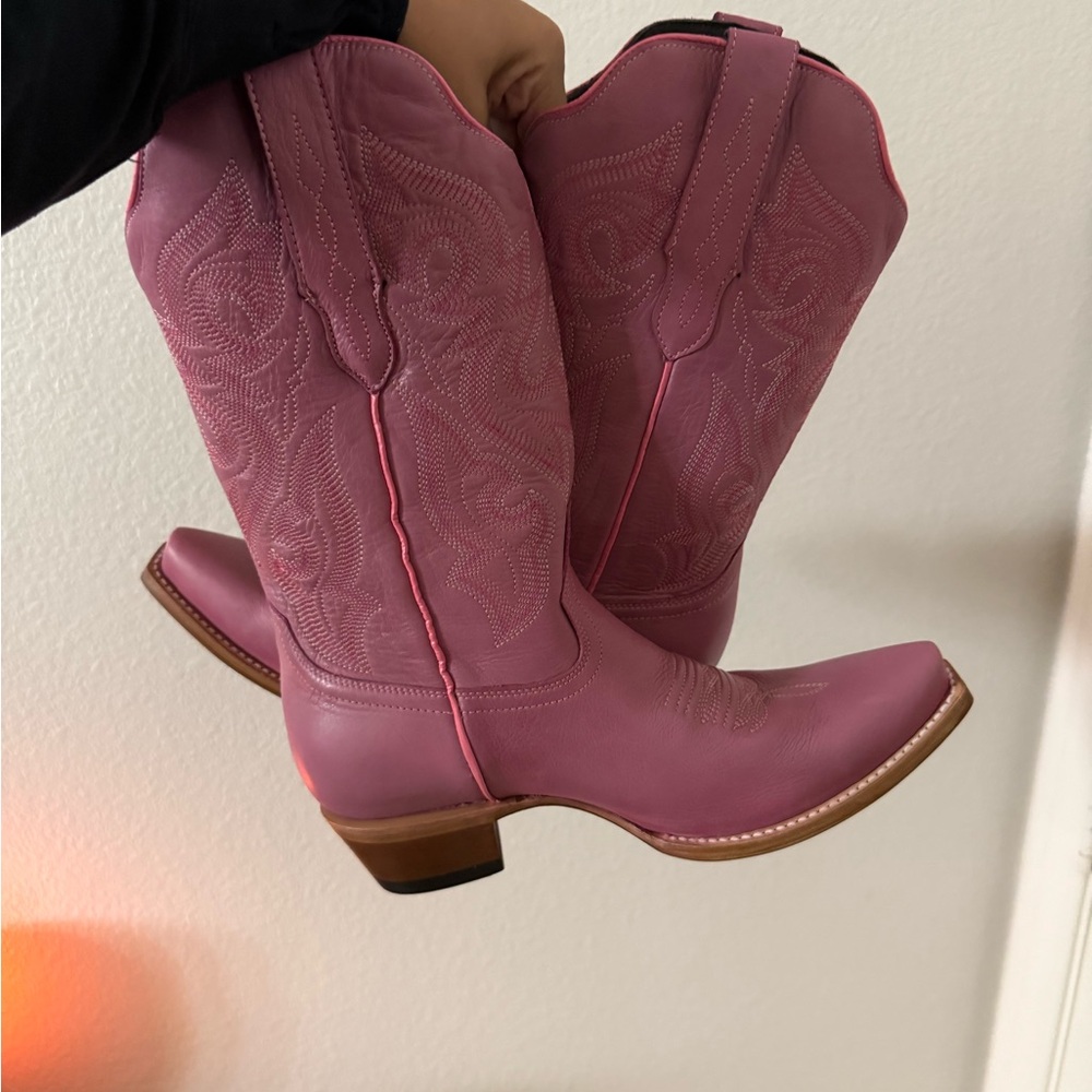 J.B. Dillon Pink Cowboy Boots